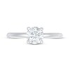 Thumbnail Image 3 of Lab-Grown Diamond Ring 1 ct tw Round 14K White Gold (SI2/F)