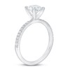 Thumbnail Image 2 of Lab-Grown Diamond Engagement Ring 1 1/8 ct tw Round 14K White Gold