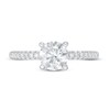 Thumbnail Image 3 of Lab-Grown Diamond Engagement Ring 1 1/8 ct tw Round 14K White Gold