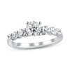Thumbnail Image 1 of Diamond Engagement Ring 1-1/5 ct tw ideal-cut 18K White Gold