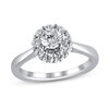 Thumbnail Image 1 of Diamond Engagement Ring 1 ct tw ideal-cut 18K White Gold