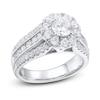 Thumbnail Image 0 of Diamond Engagement Ring 2-1/4 ct tw Round 14K White Gold