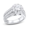 Thumbnail Image 1 of Diamond Engagement Ring 2-1/4 ct tw Round 14K White Gold