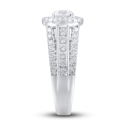 Diamond Engagement Ring 2-1/4 ct tw Round 14K White Gold | Jared