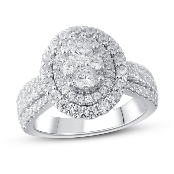 Diamond Engagement Ring 1-3/4 ct tw Round 14K White Gold | Jared