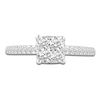 Thumbnail Image 3 of Diamond Engagement Ring 3/4 ct tw Round 14K White Gold