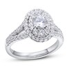 Thumbnail Image 1 of Diamond Engagement Ring 1-1/2 ct tw Round 14K White Gold
