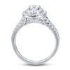 Thumbnail Image 2 of Diamond Engagement Ring 1-1/2 ct tw Round 14K White Gold