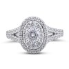 Thumbnail Image 3 of Diamond Engagement Ring 1-1/2 ct tw Round 14K White Gold