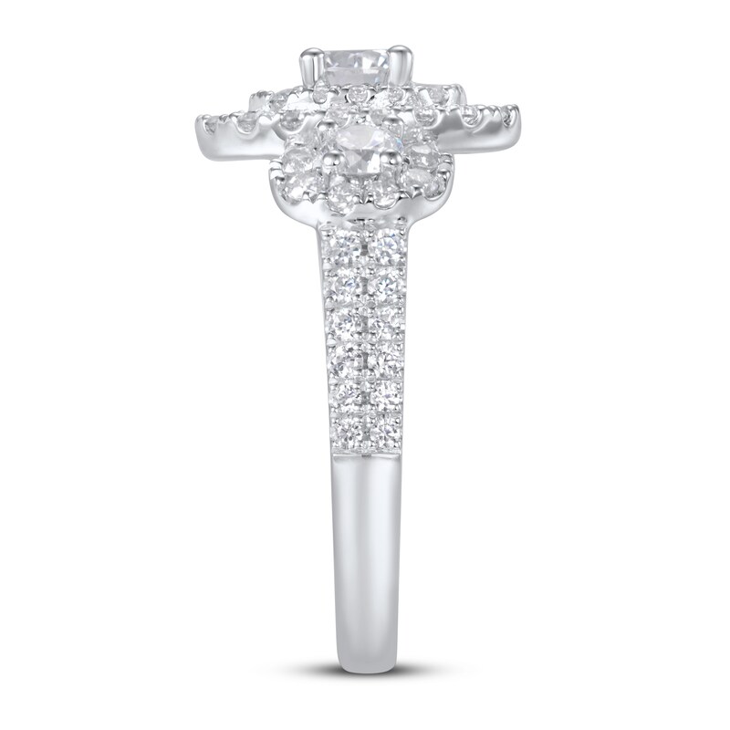Main Image 3 of Diamond Engagement Ring 2 ct tw Round 14K White Gold