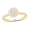 Thumbnail Image 0 of Diamond Engagement Ring 7/8 ct tw Round 14K Yellow Gold