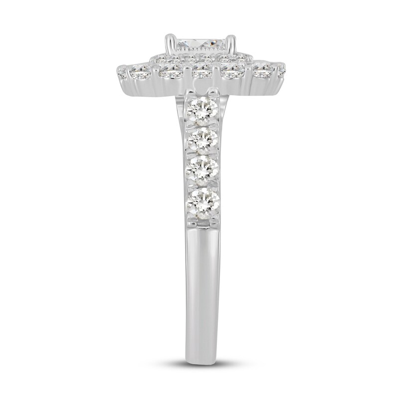 Main Image 2 of Diamond Engagement Ring 1-5/8 ct tw Emerald-cut 14K White Gold