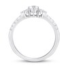 Thumbnail Image 2 of Diamond Engagement Ring 1/2 ct tw Round 14K White Gold