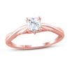 Thumbnail Image 1 of Diamond Engagement Ring 1/2 ct tw Round 14K Rose Gold