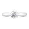Thumbnail Image 3 of Diamond Engagement Ring 5/8 ct tw Round 14K White Gold