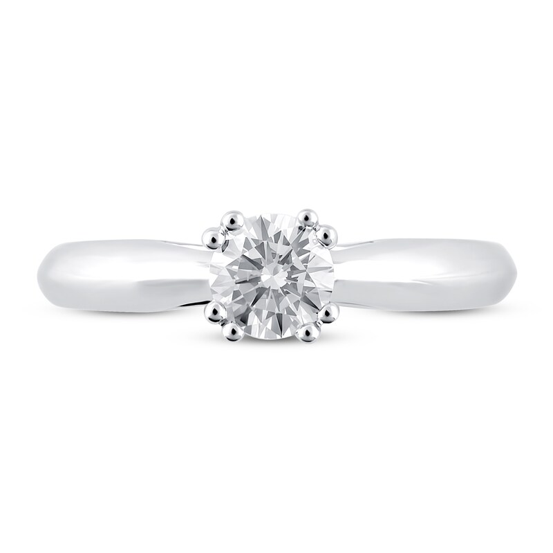 Main Image 3 of Diamond Engagement Ring 5/8 ct tw Round 14K White Gold