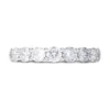 Thumbnail Image 3 of Lab-Grown Diamond Wedding Band 1-1/2 ct tw Round 14K White Gold