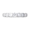 Thumbnail Image 2 of Lab-Created Diamond Wedding Band 1-1/2 ct tw Round 14K White Gold