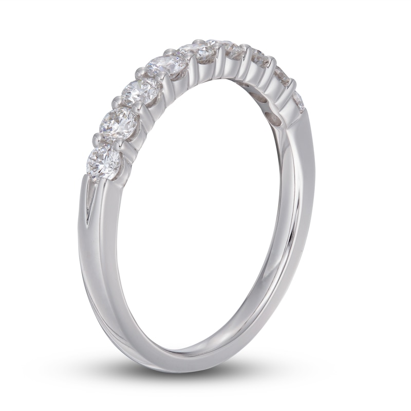 Main Image 2 of Lab-Grown Diamond Ring 1/2 ct tw Round 14K White Gold