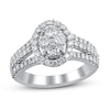 Thumbnail Image 1 of Diamond Engagement Ring 1-1/2 ct tw Round 14K White Gold