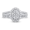 Thumbnail Image 2 of Diamond Engagement Ring 1-1/2 ct tw Round 14K White Gold