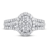 Thumbnail Image 3 of Diamond Engagement Ring 1-1/2 ct tw Round 14K White Gold