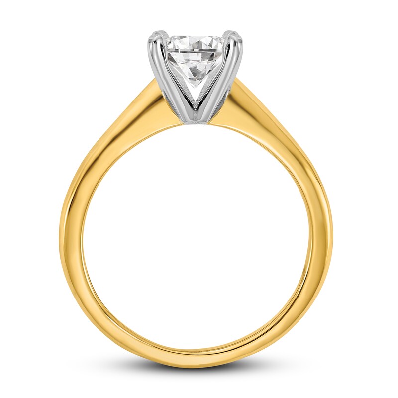 Diamond Engagement Ring 1 ct tw Round 14K Two-Tone Gold (I1/I)