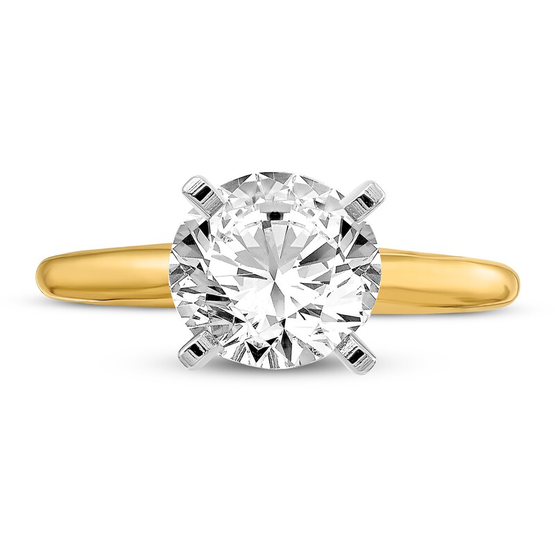 Diamond Engagement Ring 1 ct tw Round 14K Two-Tone Gold (I1/I)