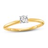 Thumbnail Image 0 of Diamond Solitaire Engagement Ring 1/4 ct tw Round 14K Two-Tone Gold (I1/I)