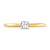 Thumbnail Image 2 of Diamond Solitaire Engagement Ring 1/4 ct tw Round 14K Two-Tone Gold (I1/I)