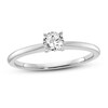 Thumbnail Image 0 of Diamond Solitaire Engagement Ring 1/4 ct tw Round 14K White Gold (I1/I)