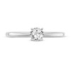 Thumbnail Image 2 of Diamond Solitaire Engagement Ring 1/4 ct tw Round 14K White Gold (I1/I)