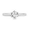 Thumbnail Image 2 of Diamond Solitaire Engagement Ring 1/2 ct tw Round 14K White Gold (I1/I)