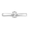 Thumbnail Image 2 of Diamond Solitaire Engagement Ring 1/3 ct tw Oval 14K White Gold (I1/I)