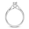 Thumbnail Image 1 of Diamond Solitaire Engagement Ring 1/2 ct tw Oval 14K White Gold (I1/I)