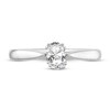 Thumbnail Image 2 of Diamond Solitaire Engagement Ring 1/2 ct tw Oval 14K White Gold (I1/I)