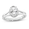 Thumbnail Image 1 of Diamond Engagement Ring 3/4 ct tw Oval 14K White Gold