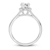 Thumbnail Image 1 of Diamond Engagement Ring 3/4 ct tw Oval 14K White Gold