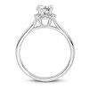 Thumbnail Image 1 of Diamond Engagement Ring 3/4 ct tw Oval 14K White Gold