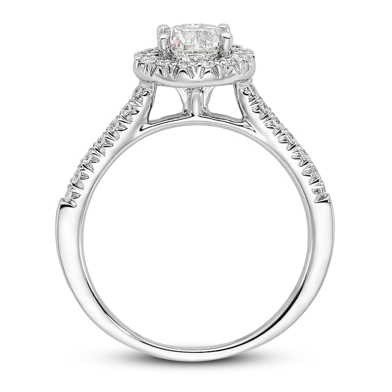Main Image 3 of Diamond Engagement Ring 1 ct tw Round 14K White Gold