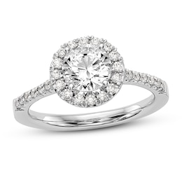 Diamond Engagement Ring 1-1/4 ct tw Round 14K White Gold