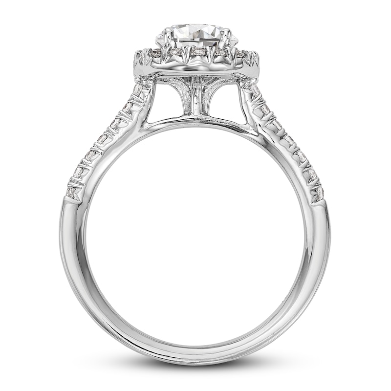 Main Image 2 of Diamond Engagement Ring 1-1/4 ct tw Round 14K White Gold