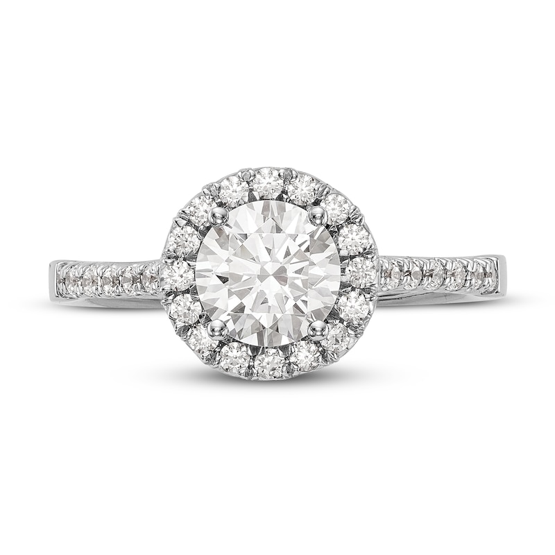Main Image 3 of Diamond Engagement Ring 1-1/4 ct tw Round 14K White Gold