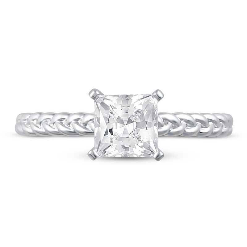 Diamond Engagement Ring 1 ct tw Princess-cut 14K White Gold (SI2/I)
