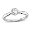 Thumbnail Image 0 of Diamond Solitaire Engagement Ring 1/4 ct tw Round 14K White Gold