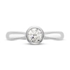 Thumbnail Image 2 of Diamond Solitaire Engagement Ring 3/8 ct tw Round 14K White Gold