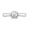 Thumbnail Image 2 of Diamond Solitaire Engagement Ring 3/8 ct tw Round 14K White Gold