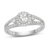 Thumbnail Image 0 of Diamond Engagement Ring 7/8 ct tw Round 14K White Gold