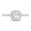 Thumbnail Image 3 of Diamond Engagement Ring 7/8 ct tw Cushion/Round 14K White Gold