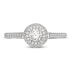 Thumbnail Image 3 of Diamond Engagement Ring 3/8 ct tw Round 14K White Gold